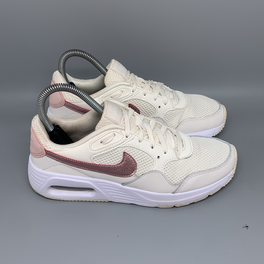 Nike Air Max SC‎ SE Cream Rose Gold Running Shoes DV6842‑100 Women’s US 7